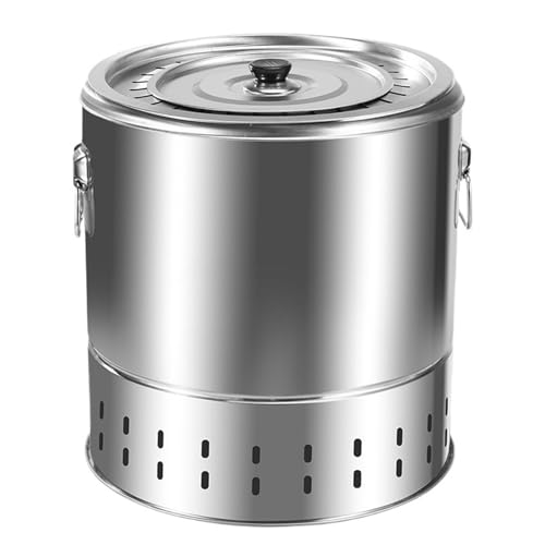 Rauchfreier um 360° drehbarer Holzkohlegrill aus Edelstahl mit 20 Spießen tragbarer 2 in 1 Grill for Picknicks und Camping Rauchfreier um 360° drehbarer Holzkohlegrill aus Edelstahl mit 20 Spießen tragbarer 2 in 1 Grill for Picknicks und Camping von POADGBCN