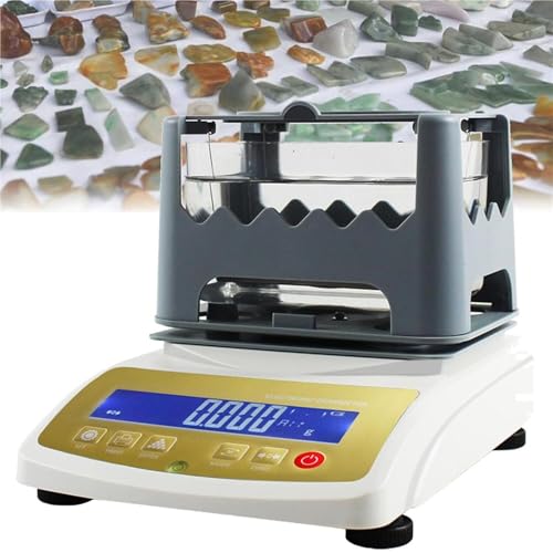 Reinheitstester digitaler Gold Silber Dichte Karat Authentizitätsanalysator for Schmuck Bank Pfand Dichtemessgerät in Laborqualität(1200K) von POADGBCN