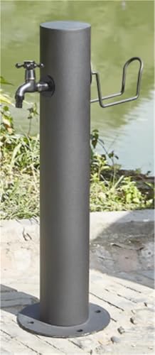 Vertikale Garten Wassersäule aus Edelstahl 304 frostsicherer Hydrant zur Bodenmontage Bewässerungshahn for Gartenbrunnen im Freien(Turntable faucet,Height 50cm*Diameter 10.5cm) von POADGBCN
