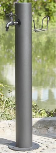 Vertikale Garten Wassersäule aus Edelstahl 304 frostsicherer Hydrant zur Bodenmontage Bewässerungshahn for Gartenbrunnen im Freien(Turntable faucet,Height 86cm*Diameter 10.5cm) von POADGBCN