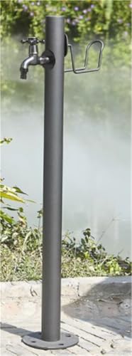 Vertikale Garten Wassersäule aus Edelstahl 304 frostsicherer Hydrant zur Bodenmontage Bewässerungshahn for Gartenbrunnen im Freien(Turntable faucet,Height 86cm*Diameter 5cm) von POADGBCN