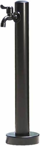 Vertikale Garten Wassersäule aus Edelstahl 304 zylindrischer freistehender Schlauchständer Außenbewässerung for Innenhof Terrasse(Pedestal faucet2,60cm(23.6in)) von POADGBCN