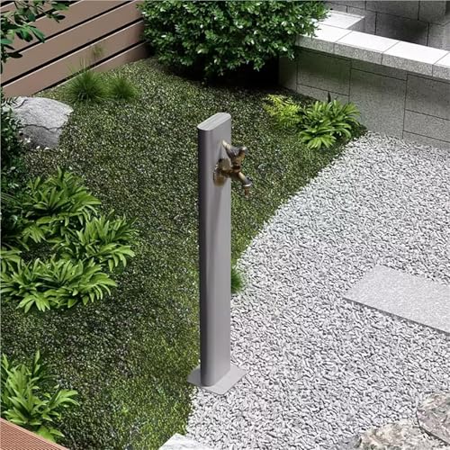 Vertikale Wassersäule aus Edelstahl Gartenhydrant for den Außenbereich mit Frostschutzfunktion zur Bewässerung(Side Water Intake) von POADGBCN