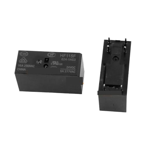 1 STÜCKE HF115F JQX-115F 005-1HS3 012-1HS3 024-1HS3 048-1HS3 16A250VAC 5VDC 12VDC 24VDC 48VDC Leistungsrelais 6 PINS(JQX HF115F-024-1HS3) von POAHBCD