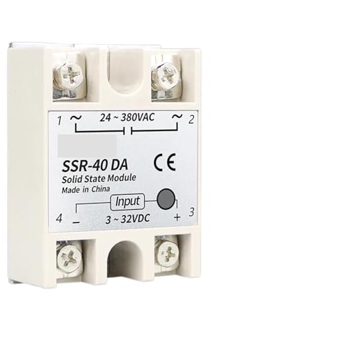 1 STÜCKE SSR-25DA SSR-40DA SSR-40AA SSR-40DD SSR 10A 25A 40A 60A 80A 100A DD DA AA Halbleiterrelais(SSR-40DA) von POAHBCD