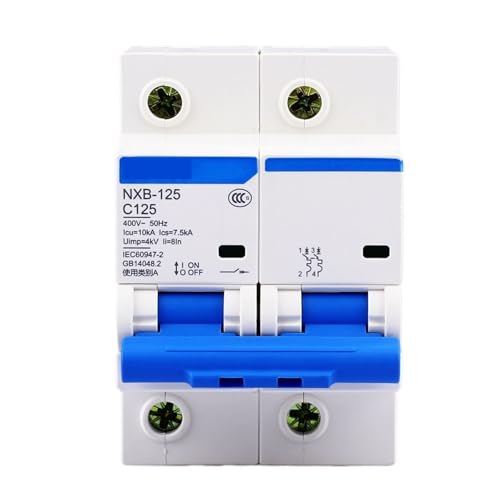 1 stücke NXB-125 2P 63A 80A 100A 125A 220V 230V 50HZ Leitungsschutzschalter MCB DZ47(80A) von POAHBCD