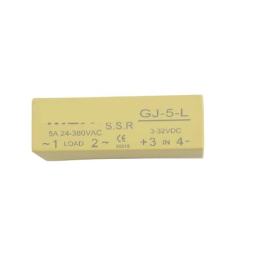 5 stücke GJ-5-L DC-AC PCB SSR In 3-32VDC, Out 0-380V AC 5A Halbleiterrelais 5 stücke GJ-5-L DC-AC PCB SSR In 3-32VDC, Out 0-380V AC 5A Halbleiterrelais von POAHBCD
