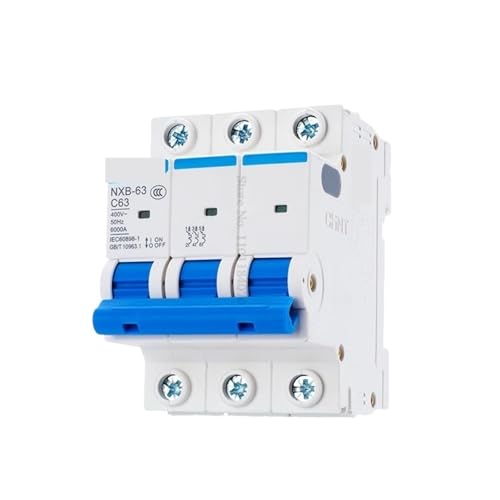 NXB-63 3P 1A 2A 3A 6A 10A 16A 20A 25A 32A 40A 63A Leitungsschutzschalter Haushalts MCB Mit Anzeige DIN Schiene DZ47(63A) von POAHBCD