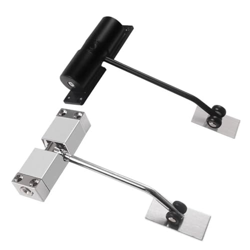 20-40 kg Türschloss Automatischer Federtürschließer Türschließvorrichtung Kann Türschließvorrichtung Möbeltürscharnierbeschläge einstellen,für stärkere Schließkraft(Square-Black) von POAHNCU