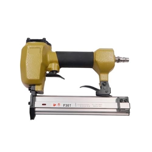 Druckluftnagler, 18Ga Air Stapler F30T Pneumatischer Polsternagler 10-30mm Nagel For Holzrahmenmöbel Feste Pneumatische Werkzeuge,für die Holzbearbeitung von POAHNCU