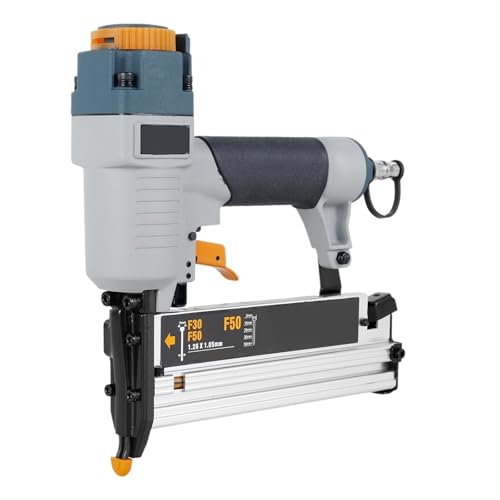Druckluftnagler, Druckluftnagler, pneumatisches Nagelwerkzeug T50 F50 440K, Druckluftnagler mit Brads, Nageltiefeneinstellung, ergonomisch und leicht,für die Holzbearbeitung Druckluftnagler, Druckluftnagler, pneumatisches Nagelwerkzeug T50 F50 440K, Druckluftnagler mit Brads, Nageltiefeneinstellung, ergonomisch und leicht,für die Holzbearbeitung von POAHNCU