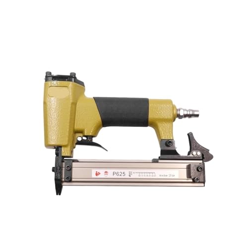 Druckluftnagler, Pneumatischer Stiftnagler P625, Kleine Nagelpistole For Fußleisten 12–25 Mm, Pneumatische Werkzeuge, Luftnagler 23 Gauge,für die Holzbearbeitung von POAHNCU