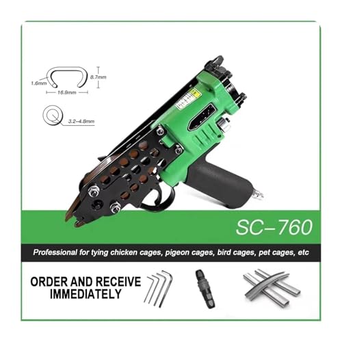 Druckluftnagler, SC7E/760C/SC7C C Ring Zange Werkzeug Air C-typ Maschine Nagler Pneumatische Nagelpistole,für die Holzbearbeitung(SC-760) von POAHNCU