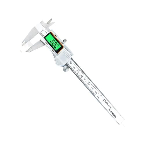 Mikrometer LCD digital, 0-150 mm Digitaler Messschieber aus Metall, professioneller Messschieber, Messwerkzeuge for die Holzbearbeitung, dickes Messgerät, Tiefe, elektronisches Lineal Messschieber Mes von POAHNCU