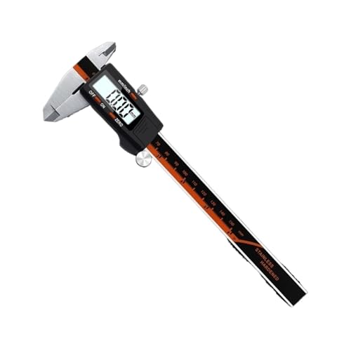 Mikrometer LCD digital, Digitaler Messschieber, 150 mm, Edelstahl, Bruchmessschieber, Messwerkzeug mit LCD-Display Messschieber Messwerkzeug(Mm/inch) von POAHNCU