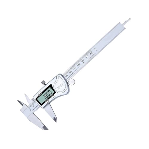 Mikrometer LCD digital, IP54 Digitaler Messschieber Metallmessgerät Digitaler Mikrometer Edelstahl Digitaler Pachymeter Messschieber Tiefenmesswerkzeuge Messschieber Messwerkzeug(0-300mm) von POAHNCU