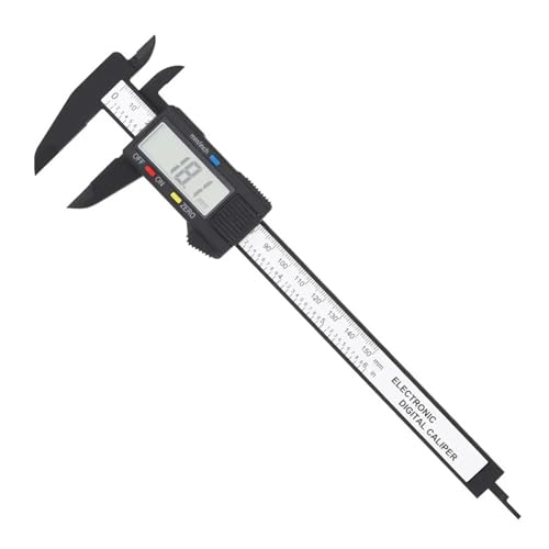 Mikrometer LCD digital, LCD-Display, 150 mm, elektronischer digitaler Messschieber, Messschieber, Mikrometer mit Aufbewahrungsbox for Messen mechanischer Komponenten Messschieber Messwerkzeug von POAHNCU