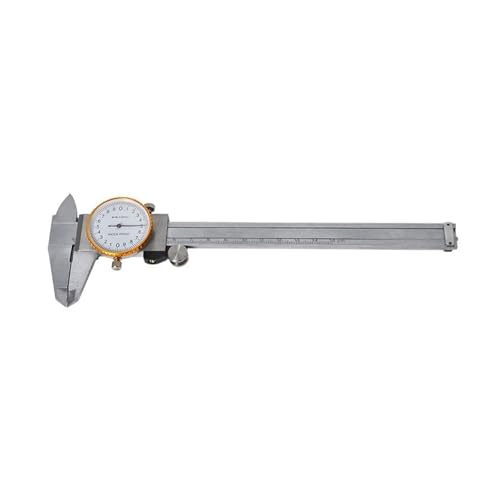 Mikrometer LCD digital, Messschieber mit Zifferblatt, 15 cm, 0,02 mm Genauigkeit, Edelstahl-Messschieber, stoßfestes metrisches Messwerkzeug Messschieber Messwerkzeug von POAHNCU