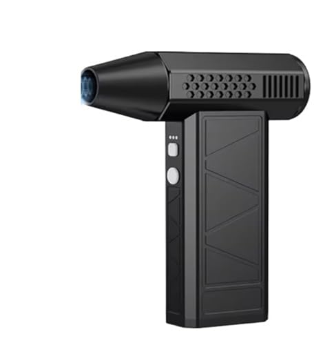 POAHNCU Kanalgebläse, Aluminiumlegierung Turbofan Leistungsstarke Schneefräse Handheld Brushless Motor Elektrischer Air Duster CarDryer,Blaswerkzeuge(Black) von POAHNCU