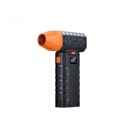 POAHNCU Kanalgebläse, Leistungsstarkes Bläse-saur-Werkzeug Bürstenloses Turbojet-bläse,Blaswerkzeuge(Orange) von POAHNCU