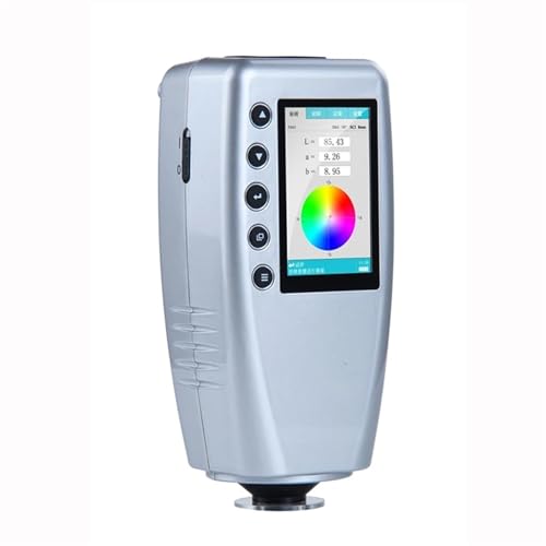 Tragbarer Farbanalysator 8mm Tragbarer Colorimeter Farbanalysator Digitaler präziser Farbtester Farbdifferenzmessgerät Farbanzeige zur Farbprüfung von POAHNCU
