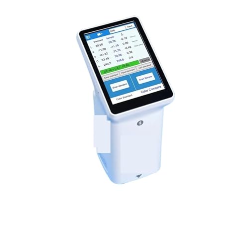 Tragbarer Farbanalysator Tragbares digitales Kolorimeter, hochpräzises Handfarbmessgerät for Messen von Farben und Kunststoffen, Farbunterschiede zur Farbprüfung von POAHNCU