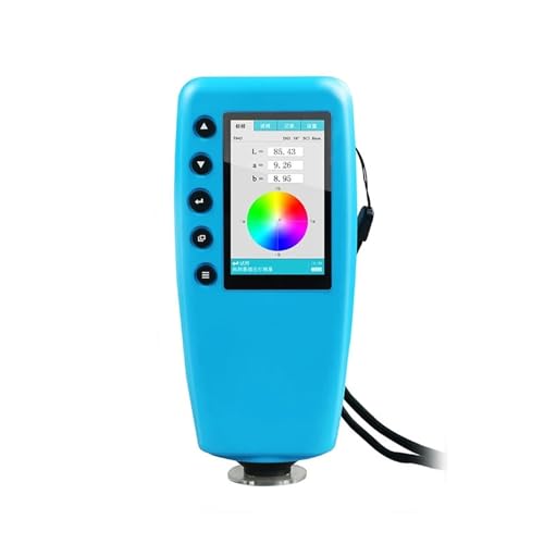 Tragbarer Farbanalysator WR-10QC Digitaler Farbdifferenzmessgerät-Tester 8 mm tragbarer Colorimeter-Farbanalysator zur Farbprüfung von POAHNCU