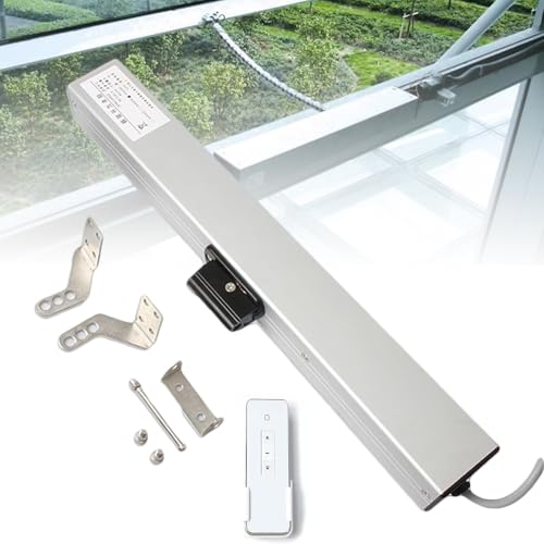 Automatischer Fensteröffner Hub 600mm, Elektrischer Kettenfensteröffner, Maximale Belastung 400N, Mit Funkfernbedienung Und Regensensor, DC24V, IP32 Wasserdicht,600mm Automatischer Fensteröffner Hub 600mm, Elektrischer Kettenfensteröffner, Maximale Belastung 400N, Mit Funkfernbedienung Und Regensensor, DC24V, IP32 Wasserdicht,600mm von POCDUUA