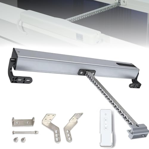 Automatischer Fensteröffner Hub 700mm, Elektrischer Kettenfensteröffner, DC24V Mit Funkfernbedienung Und Regensensor, Maximale Belastung 400N, Für Dachfenster, Dachlüfter,700mm Automatischer Fensteröffner Hub 700mm, Elektrischer Kettenfensteröffner, DC24V Mit Funkfernbedienung Und Regensensor, Maximale Belastung 400N, Für Dachfenster, Dachlüfter,700mm von POCDUUA