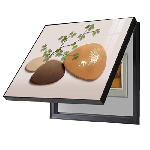 Electric Meter Decorative Panel Cover Wandbild Zähler-Abdeckung Versteckter Stromkasten Dekor Sicherungskasten Abdeckung Schrank Poster Dekoratives POCHY(C,60X70CM/23.6x27.5in) von POCHY