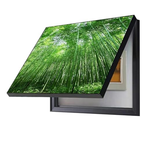 Elektrischer Zähler Dekorative Verstecken Decoration Painting Cover Modern Electric Meter Stromzähler Abdeckung Box for Kreative Wandkunst Dekor POCHY(B,50x40cm) von POCHY