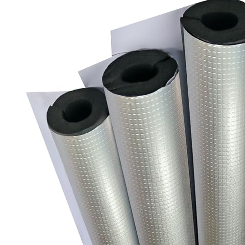 Self-Adhesive Rohrisolierung Isolierschlauch,Rohrisolierung isolierung,Rohrisolations schaumrohr,For Selbstklebende Schutzabdeckung Für HVAC-Kupferrohre,ID16-114mm ( Größe : 60mm x 20mm x 95cm ) von POCHY