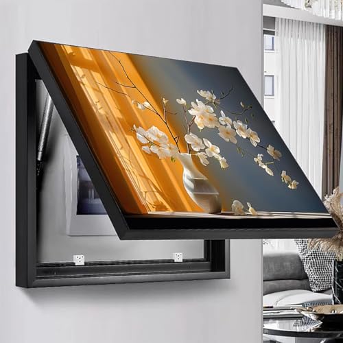 Sicherungskasten Abdeckung Schrank Poster Dekoratives Wandbild Zähler-Abdeckung Versteckter Meter Box Cover POCHY(B,60x50cm) von POCHY