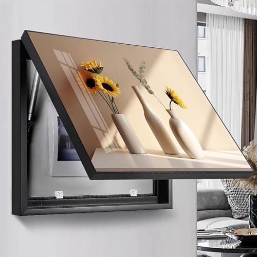 Sicherungskasten Abdeckung Schrank Poster Dekoratives Wandbild Zähler-Abdeckung Versteckter Meter Box Cover POCHY(D,50x40cm) von POCHY