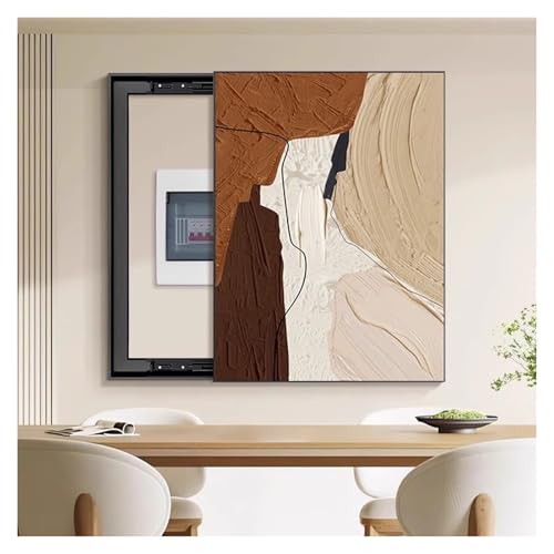 Stromzähler Box Dekoration Stromzähler Abdeckung Box Verstecken Gemälde Abdeckung Stromkasten Abdeckung Moderne Stromzähler Dekorative Malerei POCHY(E,70x90cm/27.5x35.4in) von POCHY