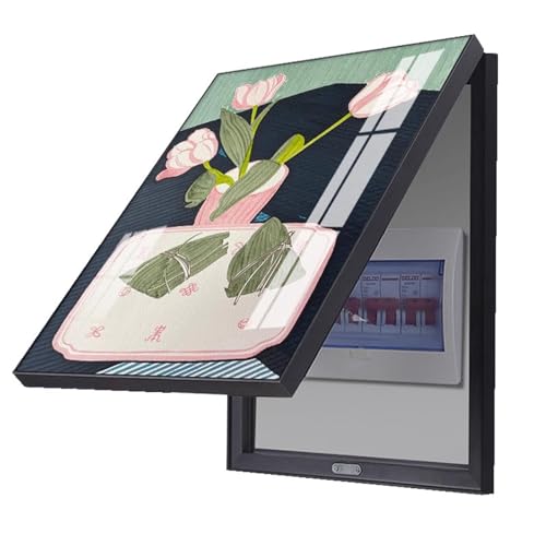 Stromzähler Box Dekoration Verstecken Abdeckung Moderne Stromkasten Abdeckung Schalttafelabdeckung Dekorativ for Innenbereich POCHY(B,45x55cm) von POCHY