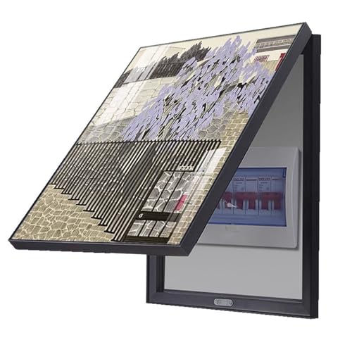 Stromzähler Box Dekoration Verstecken Abdeckung Moderne Stromkasten Abdeckung Schalttafelabdeckung Dekorativ for Innenbereich POCHY(F,50x70cm) von POCHY