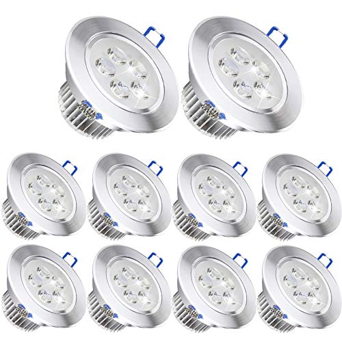 POCKETMAN 10-Pack LED Deckenleuchte Downlight, 5W warmweißer Scheinwerfer Lampe Einbaubeleuchtung mit LED-Treiber POCKETMAN 10-Pack LED Deckenleuchte Downlight, 5W warmweißer Scheinwerfer Lampe Einbaubeleuchtung mit LED-Treiber von POCKETMAN