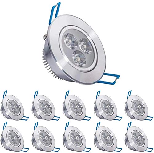 POCKETMAN 4W LED-Deckenleuchte Downlight,Warmweiß Einbaustrahler,Mit LED-Treiber(10 Packung) von POCKETMAN