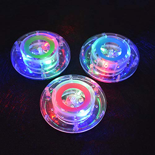 Schwimmbadleuchten Schwimmendes LED-Licht mit 7-farbigen blinkenden Badewannenleuchten Bad-LED-Licht für Brunnen-Aquarium-Badewannen-Partydekorationen (3 pack) von POCKETMAN