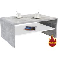Couchtisch Cala Luna C4T02 Beton Optik Alpinweiß Nachbildung B/H/T: ca. 100x40x59 cm Couchtisch Cala Luna C4T02 Beton Optik Alpinweiß Nachbildung B/H/T: ca. 100x40x59 cm von XXXL