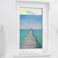 LICHTBLICK Fensterfolie El Mar Meer El Mar blau B/L: ca. 100x180 cm von LICHTBLICK
