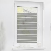 LICHTBLICK Fensterfolie Streifen grau weiß B/L: ca. 100x180 cm von LICHTBLICK