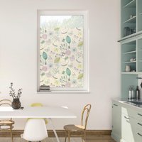 LICHTBLICK Fensterfolie Natur bunt B/L: ca. 100x100 cm von LICHTBLICK