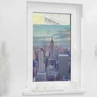 LICHTBLICK Fensterfolie New York bunt B/L: ca. 100x100 cm von LICHTBLICK