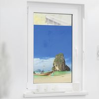 LICHTBLICK Fensterfolie Thailand Meer Thailand bunt B/L: ca. 100x100 cm von LICHTBLICK