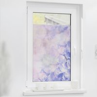 LICHTBLICK Fensterfolie Blüten pastell lila B/L: ca. 100x100 cm von LICHTBLICK