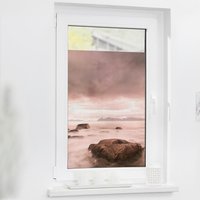 LICHTBLICK Fensterfolie Meer rot B/L: ca. 50x50 cm von LICHTBLICK
