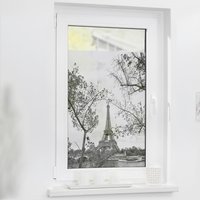 LICHTBLICK Fensterfolie Paris schwarz weiß B/L: ca. 100x130 cm von LICHTBLICK