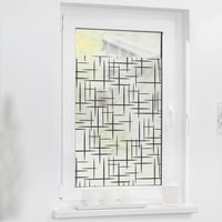 LICHTBLICK Fensterfolie schwarz weiß B/L: ca. 50x50 cm von LICHTBLICK